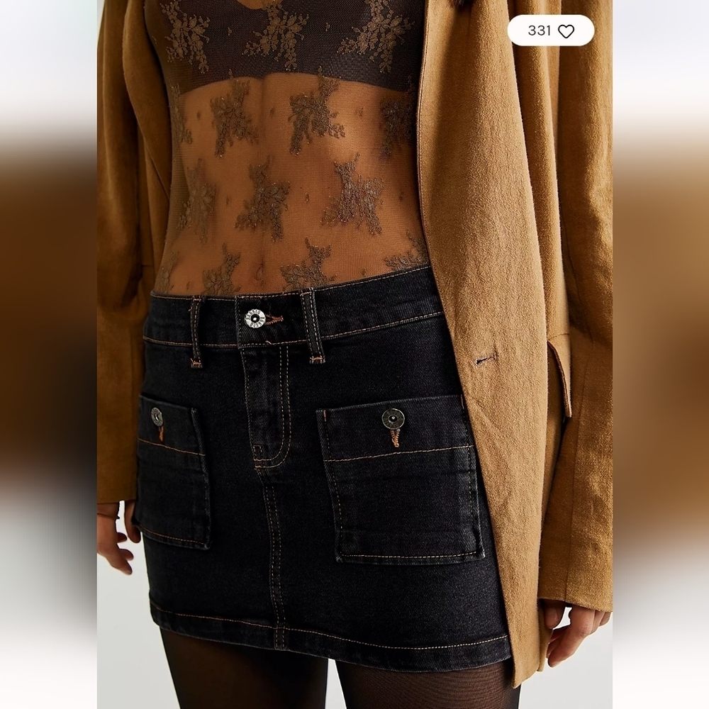 Free People x The Ragged Priest Pocket Mini Skirt